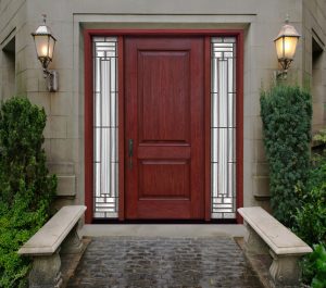 A home in Barries front door