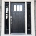 picture of a black front door